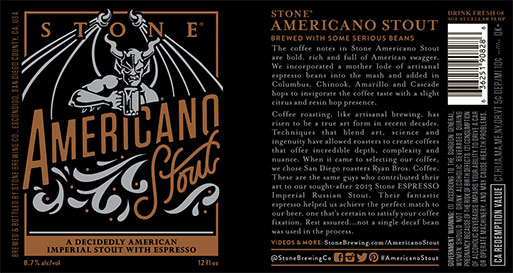 Stone Brewing Introduces “Stone Americano Stout”